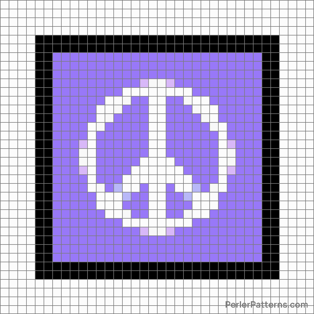 Peace symbol Perler Patterns - PerlerPatterns
