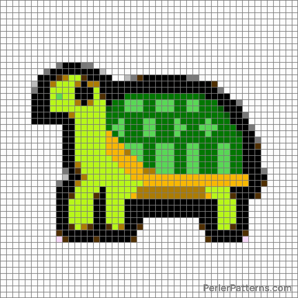 Turtle Perler Patterns - PerlerPatterns