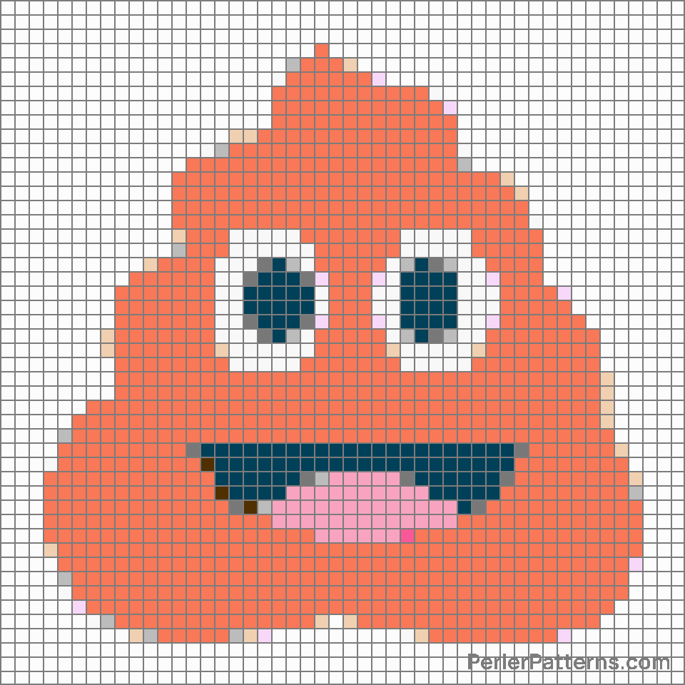 Pile of poo emoji Perler Patterns - PerlerPatterns